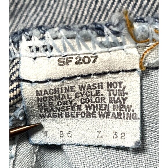 NWT VTG 70s Levi's Orange Tab Deadstock 718 0216 Student Straight Leg 26 x 32 - Picture 7 of 16